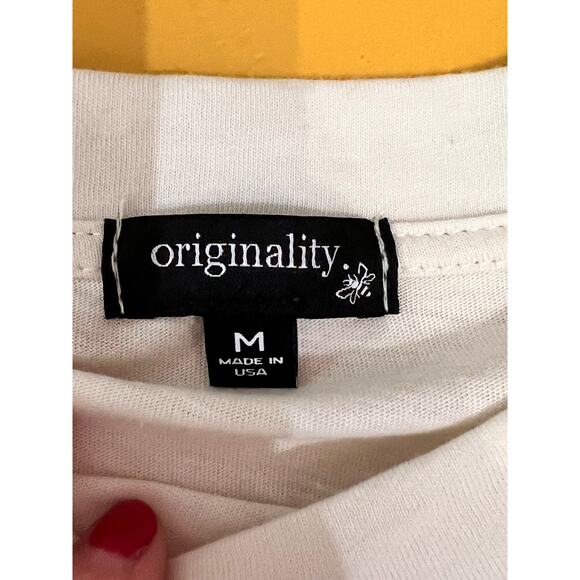New Originality Reputation Tour Graphic Tee Shirt White Cropped - Picture 5 of 8